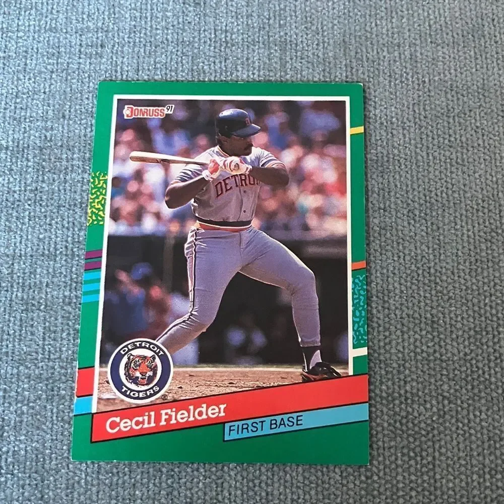 1991 Donruss Detroit Tigers Baseball Card Trading Card